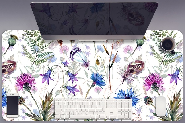 Matta skrivbord Fältblommor