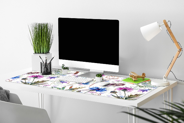 Matta skrivbord Fältblommor