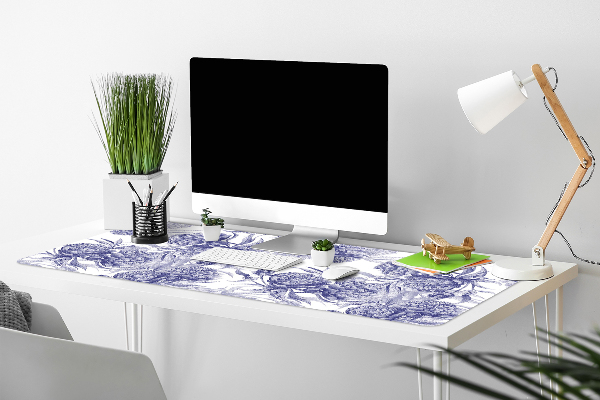 Matta skrivbord Lila pioner