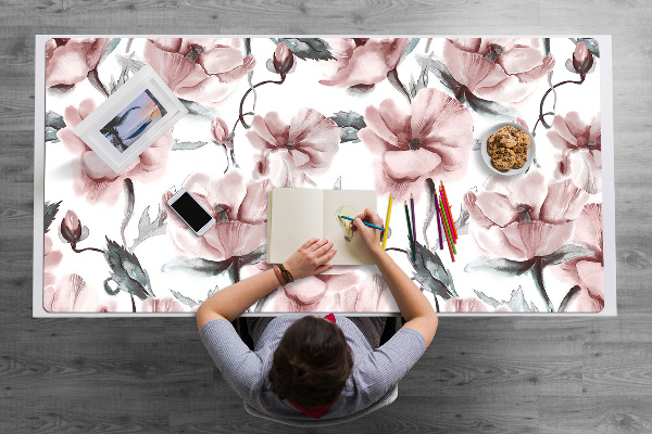 Matta skrivbord Blommig bild