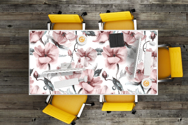 Matta skrivbord Blommig bild