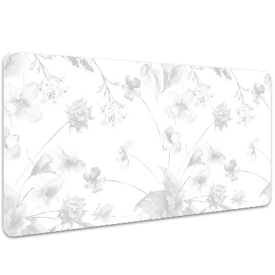 Matta skrivbord Gråblommor