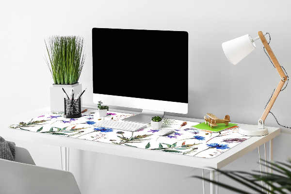 Matta skrivbord Blommor från ängen