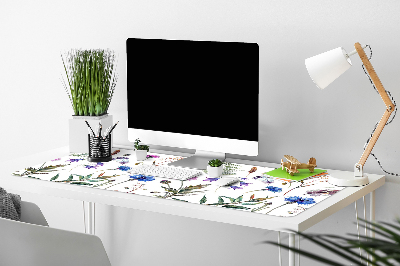 Matta skrivbord Blommor från ängen