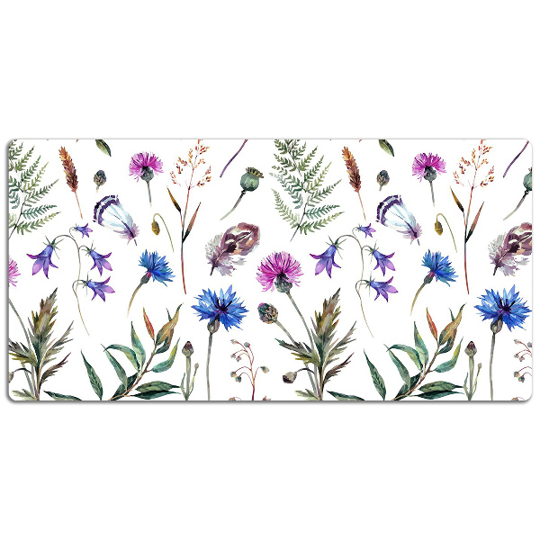 Matta skrivbord Blommor från ängen