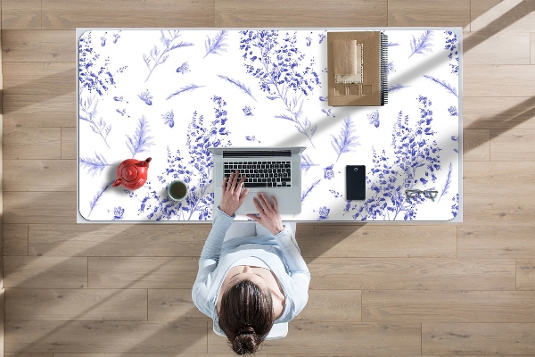 Matta skrivbord Lavendel akvarell