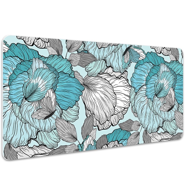 Matta skrivbord Blommokomposition