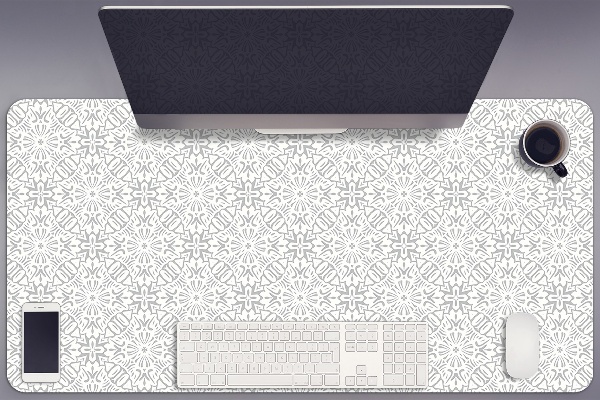 Matta skrivbord Blommig prydnad