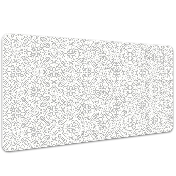 Matta skrivbord Blommig prydnad