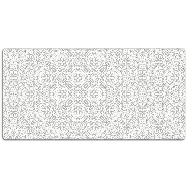 Matta skrivbord Blommig prydnad