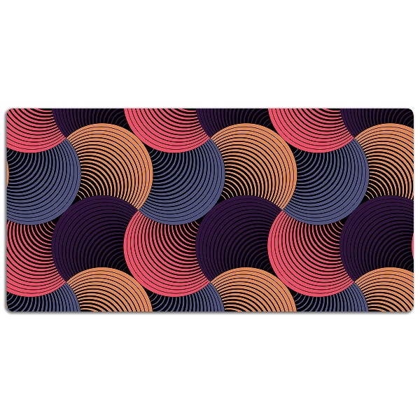 Matta skrivbord Färgglada mönster