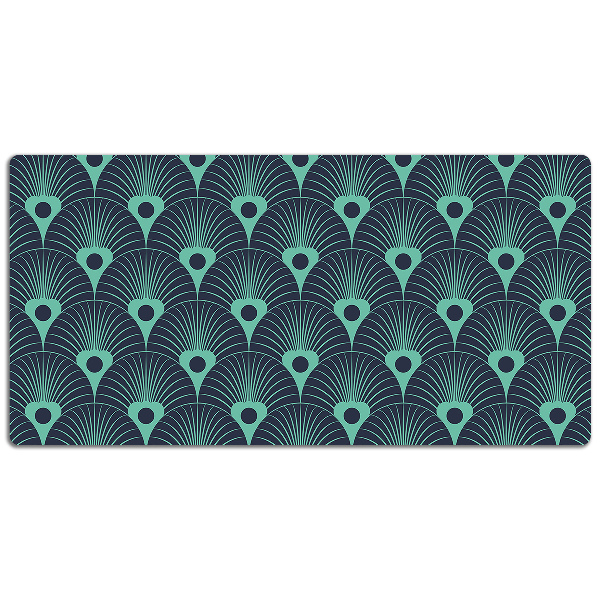 Matta skrivbord Neonblå