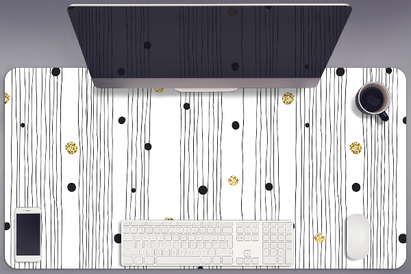 Matta skrivbord Tunna linjer