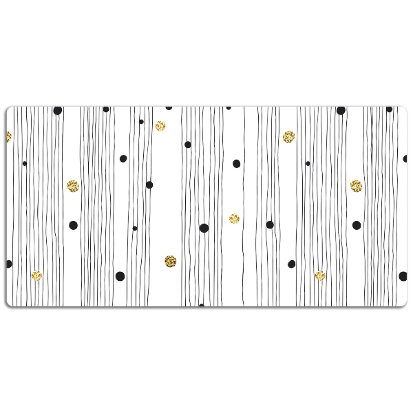 Matta skrivbord Tunna linjer
