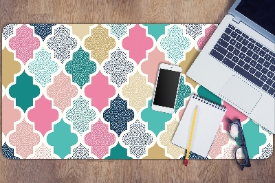 Matta skrivbord Färgglada mönster