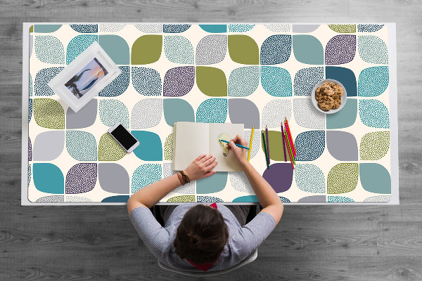 Matta skrivbord Geometriskt mönster