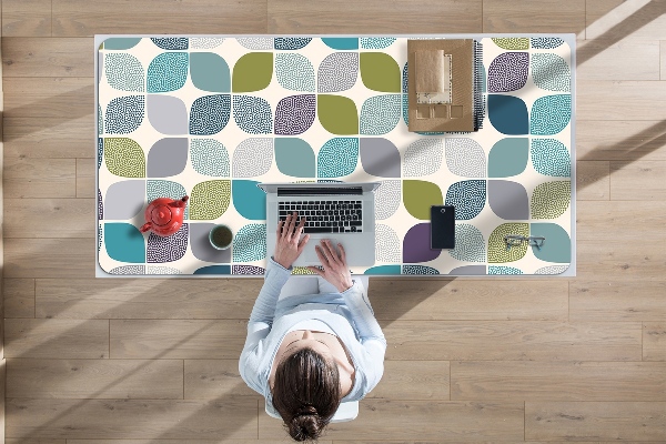 Matta skrivbord Geometriskt mönster