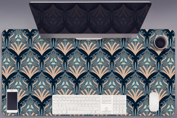 Matta skrivbord Vintage blommor