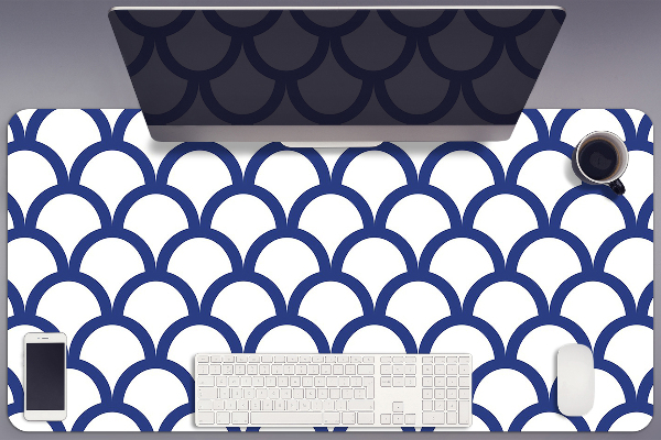 Matta skrivbord Fiskmönster