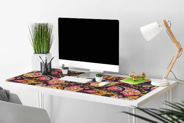 Matta skrivbord Färgglada paisley