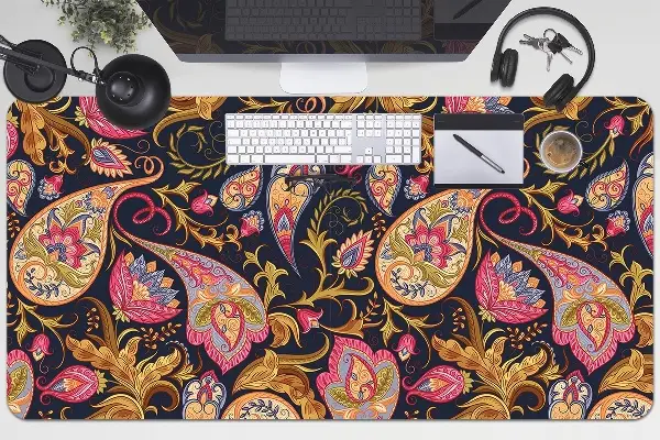Matta skrivbord Färgglada paisley