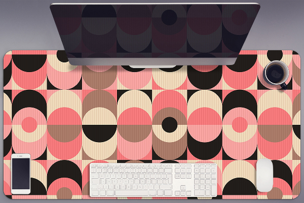 Matta skrivbord Vintage cirkel
