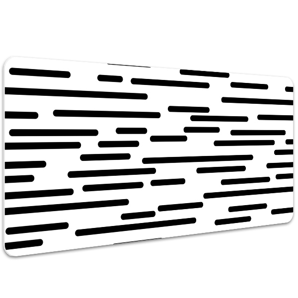 Matta skrivbord Intermittenta linjer