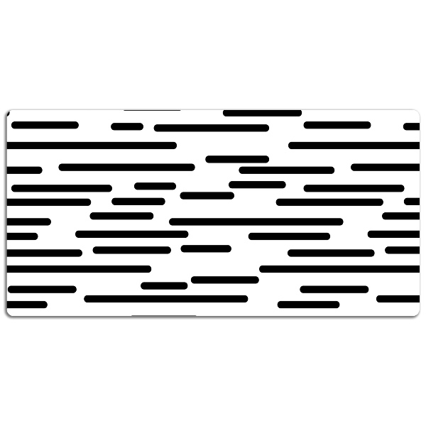 Matta skrivbord Intermittenta linjer