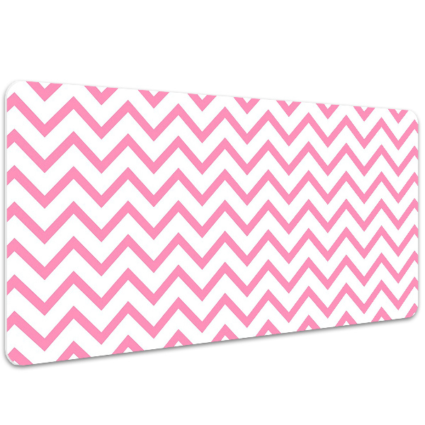 Matta skrivbord Rosa sicksack