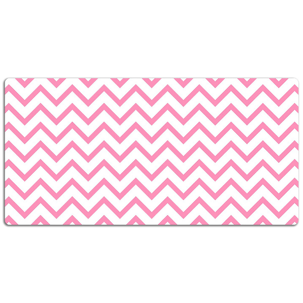 Matta skrivbord Rosa sicksack