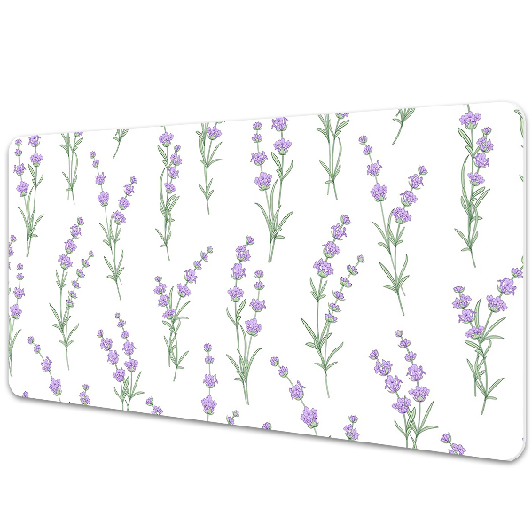 Matta skrivbord Lavendelblommor