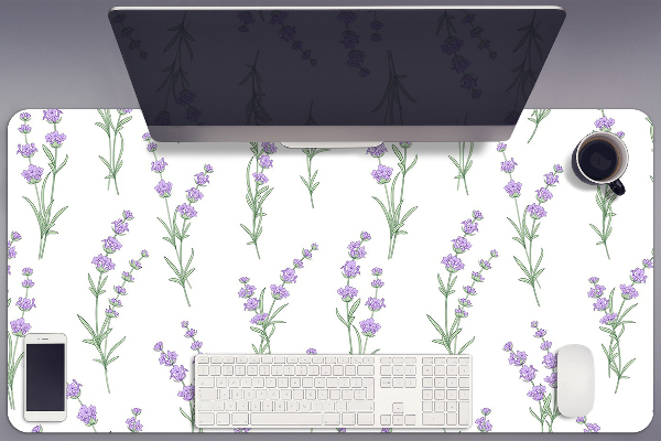 Matta skrivbord Lavendelblommor