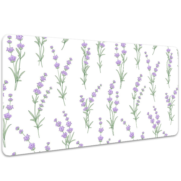 Matta skrivbord Lavendelblommor