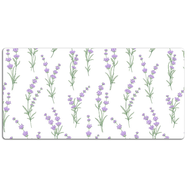 Matta skrivbord Lavendelblommor
