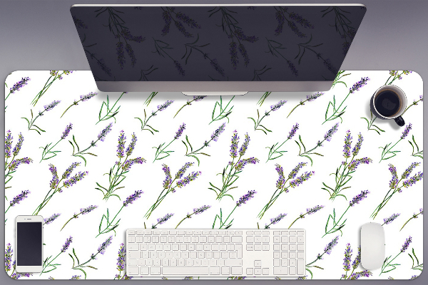 Matta skrivbord Lavendelblommor