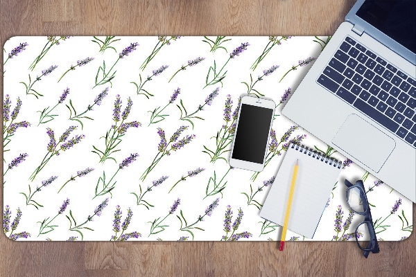 Matta skrivbord Lavendelblommor