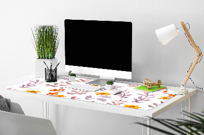 Matta skrivbord Målade blommor