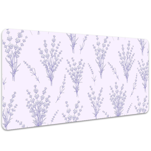 Matta skrivbord Lavendelblommor