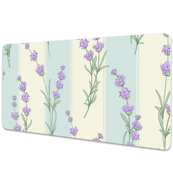 Matta skrivbord Lavendelblommor