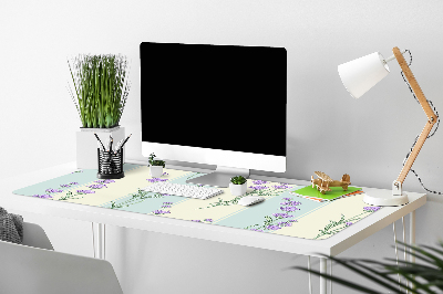 Matta skrivbord Lavendelblommor