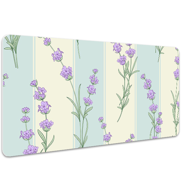 Matta skrivbord Lavendelblommor