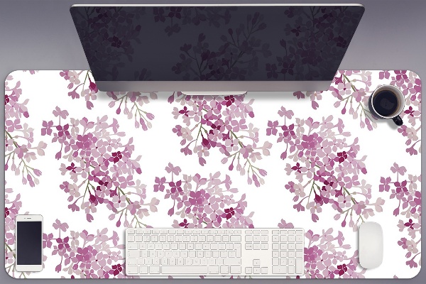 Matta skrivbord Rosa blommor