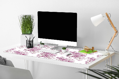 Matta skrivbord Rosa blommor