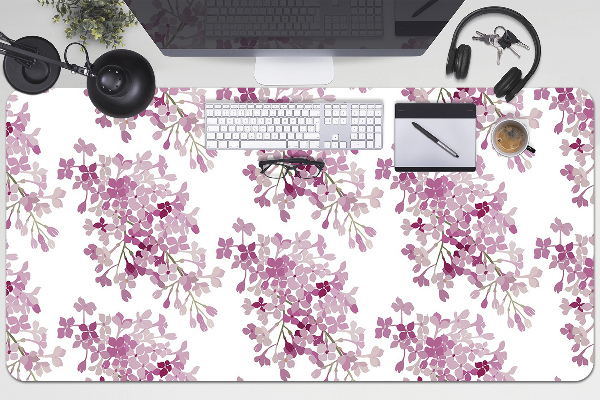 Matta skrivbord Rosa blommor
