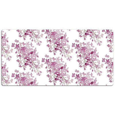 Matta skrivbord Rosa blommor