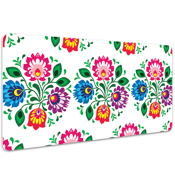 Matta skrivbord Folkstilblommor