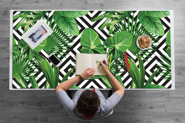 Matta skrivbord Tropiska blad