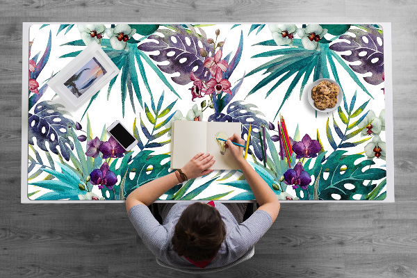 Matta skrivbord Tropiska blad