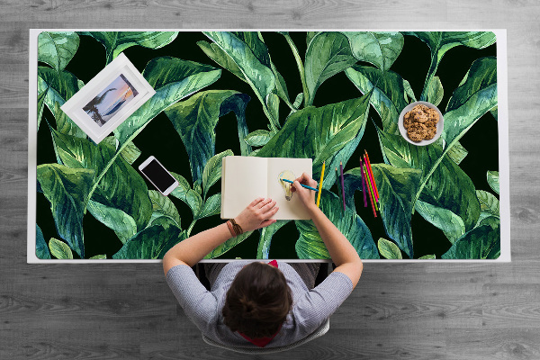 Matta skrivbord Tropiska blad