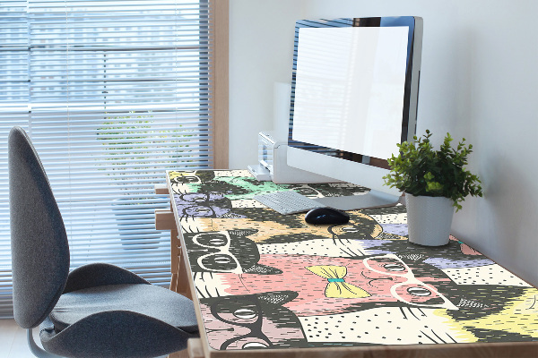 Matta skrivbord Katter